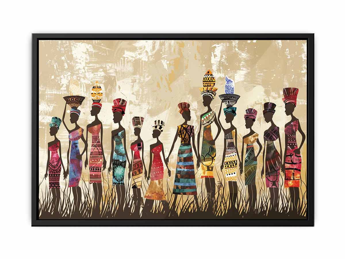 African tribe  Canvas Art Print-4