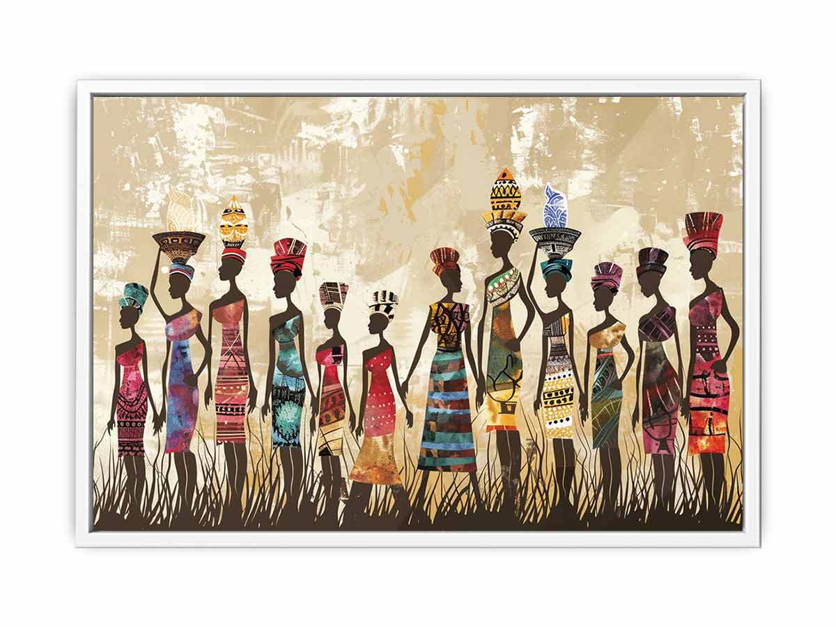 African tribe  Canvas Art Print-5