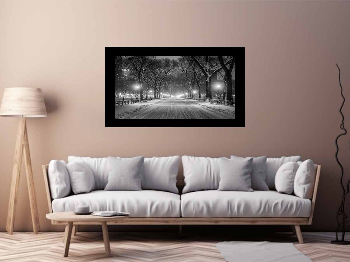 Central Park  Canvas Art Print-2