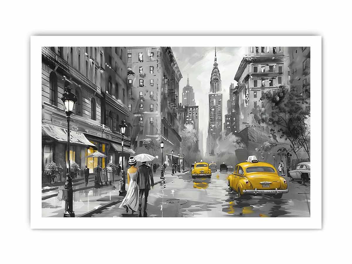 new York Street Canvas Art Print-8