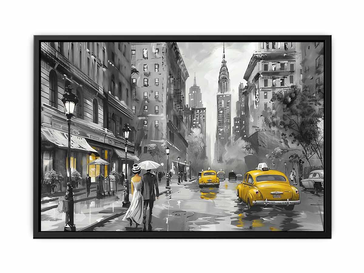 new York Street Canvas Art Print-4