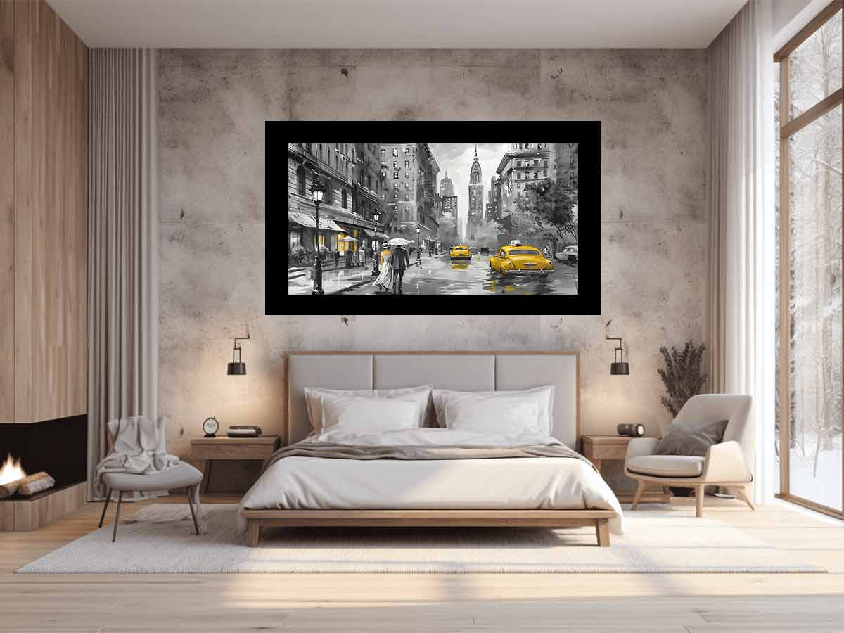 new York Street Canvas Art Print-1