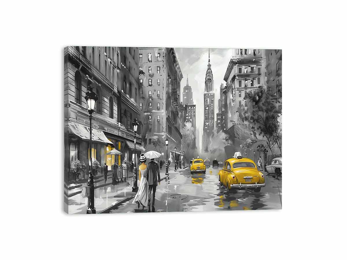 new York Street Canvas Art Print-3