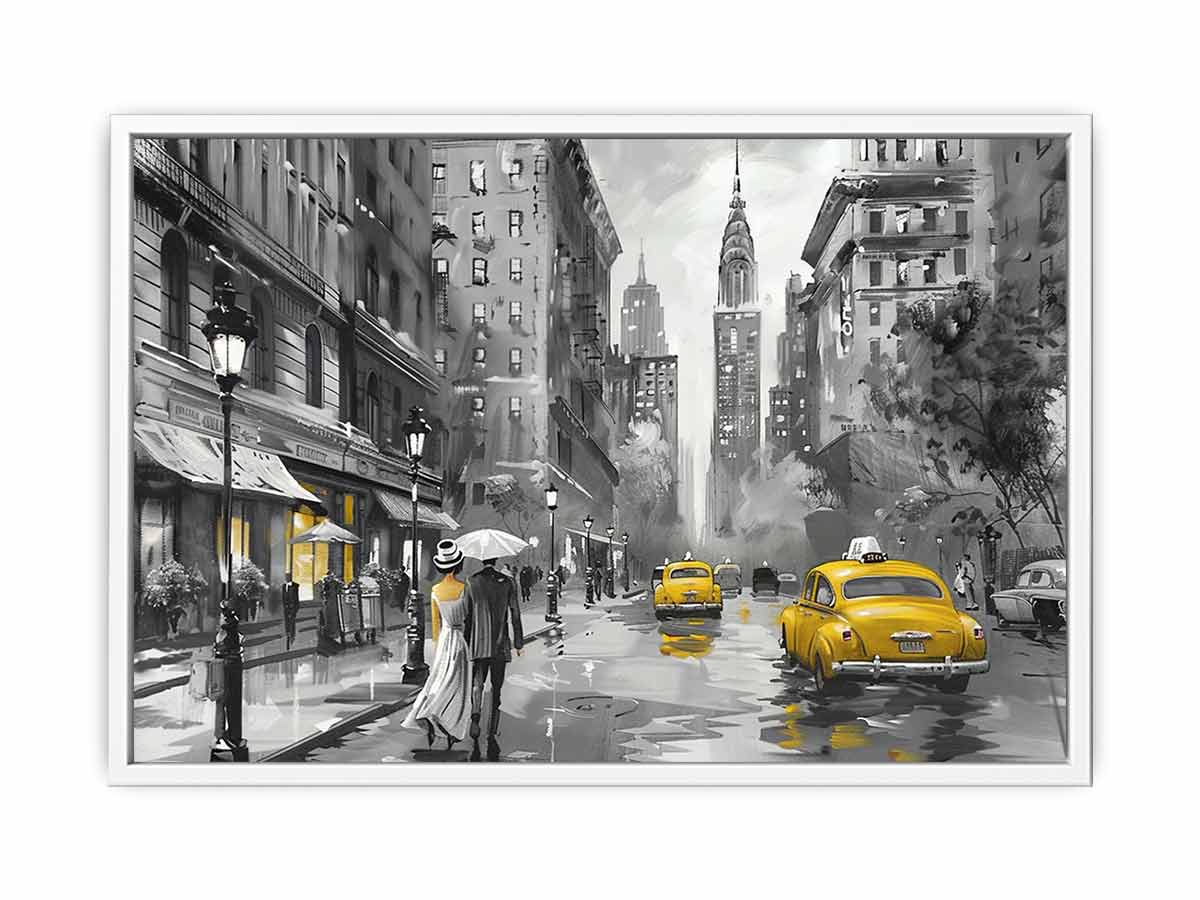 new York Street Canvas Art Print-5
