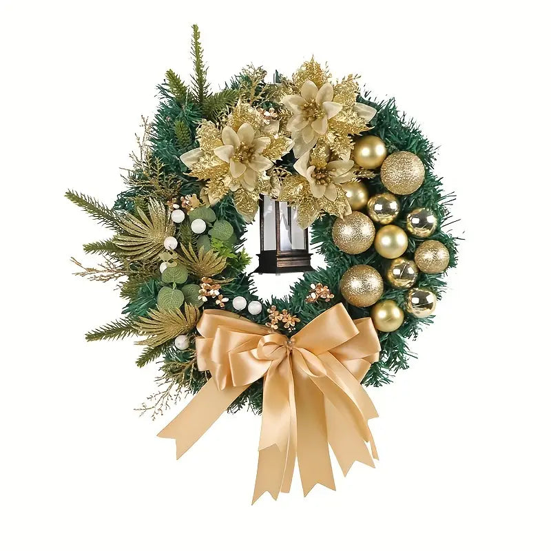 Braided Bliss: A Festive Christmas Wreath-0