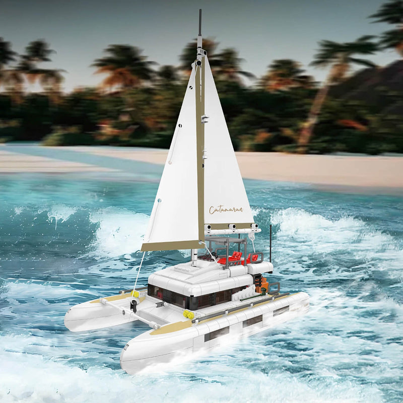 Luxury Catamaran 889Pcs-3