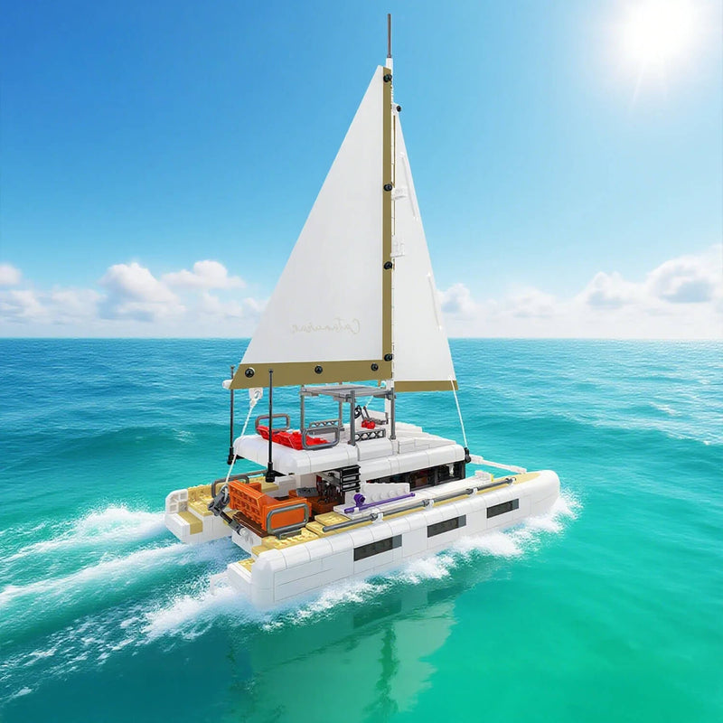 Luxury Catamaran 889Pcs-1