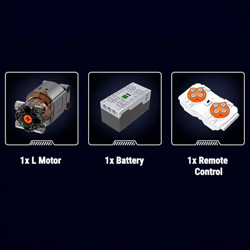 Remote Controlled Dragline Crawler Crane 4493pcs-4