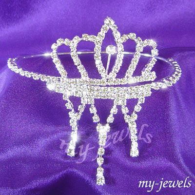 Bridal Crown Crystal Rhinestone Upper Arm Bracelet XA003-0
