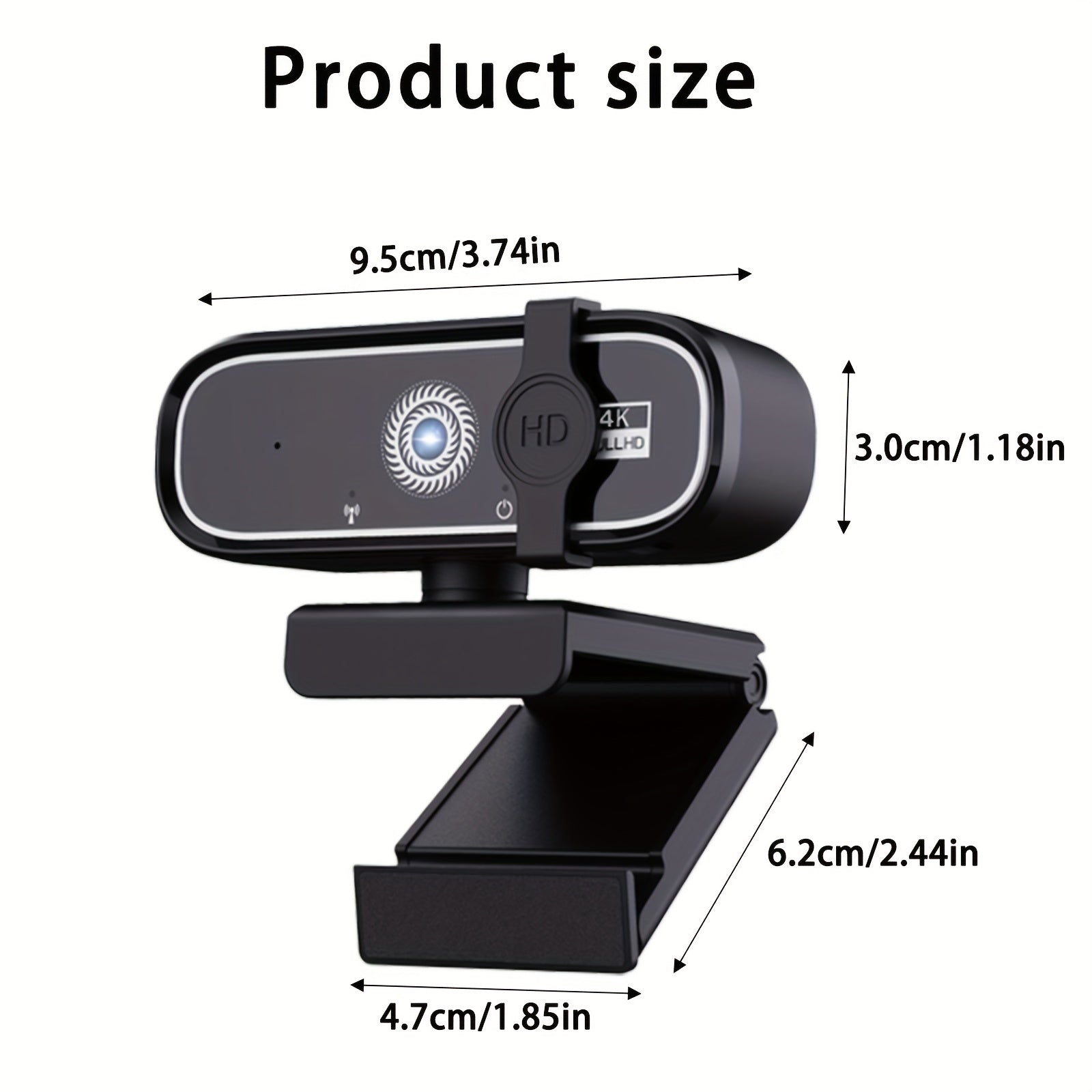 Webcam with Auto-Focus & Privacy (4K Ultra HD USB)-2