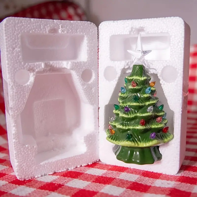 Radiant Glows: Ceramic Christmas Tree Magic-3