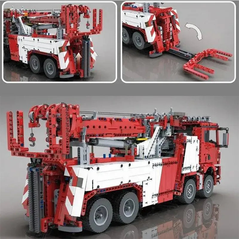Remote Controlled Fire & Rescue Truck 4419pcs-3