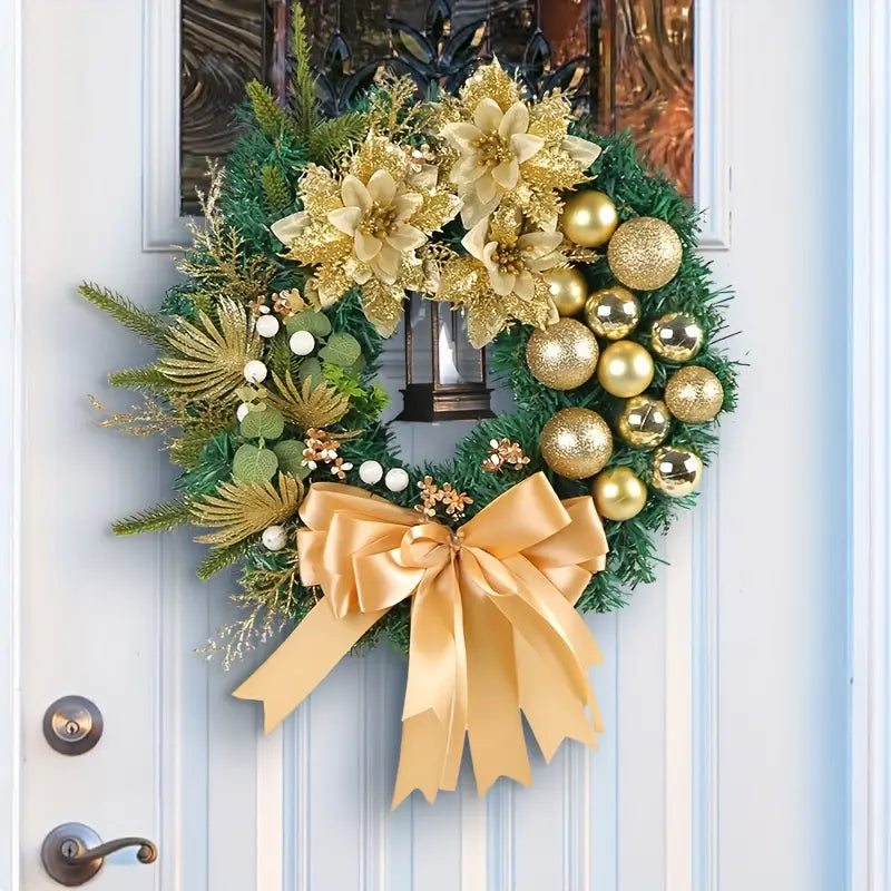 Braided Bliss: A Festive Christmas Wreath-2