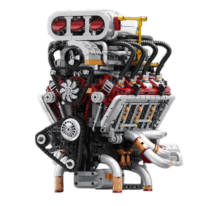 Supercharged V8 American Engine 2346Pcs-0