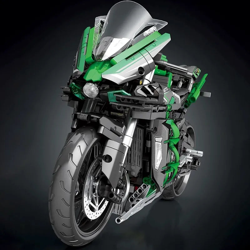 Green Motorbike 2087pcs-3