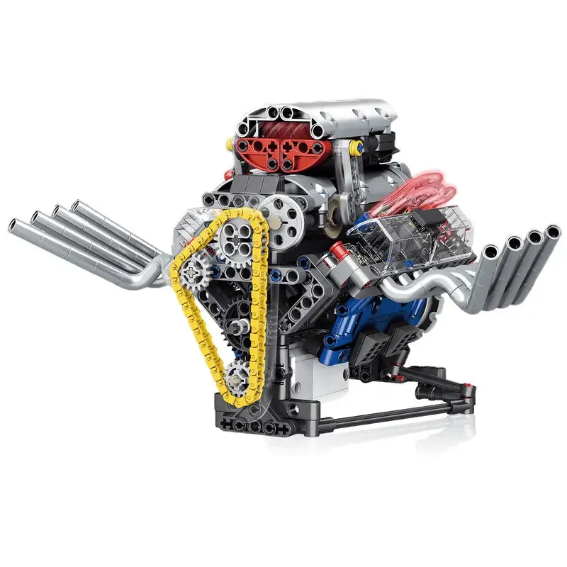 Motorised Hot Rod V8 664pcs-0
