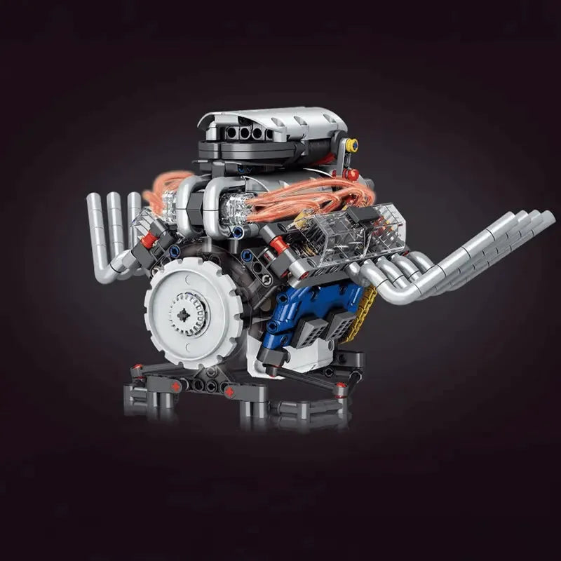 Motorised Hot Rod V8 664pcs-2