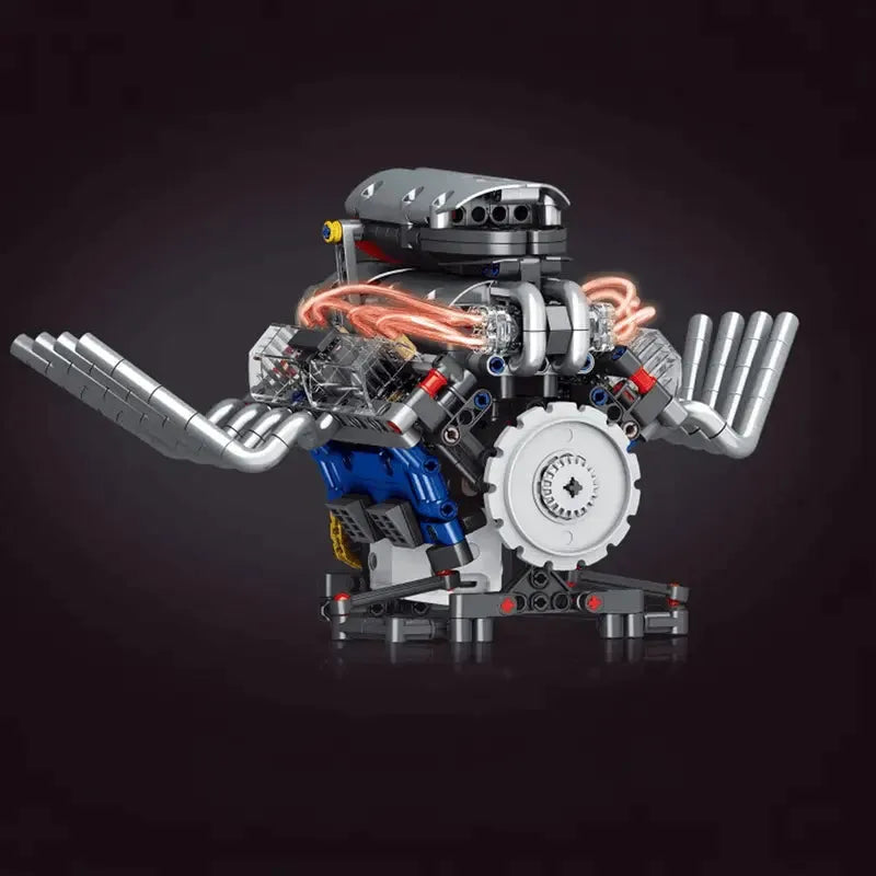 Motorised Hot Rod V8 664pcs-1