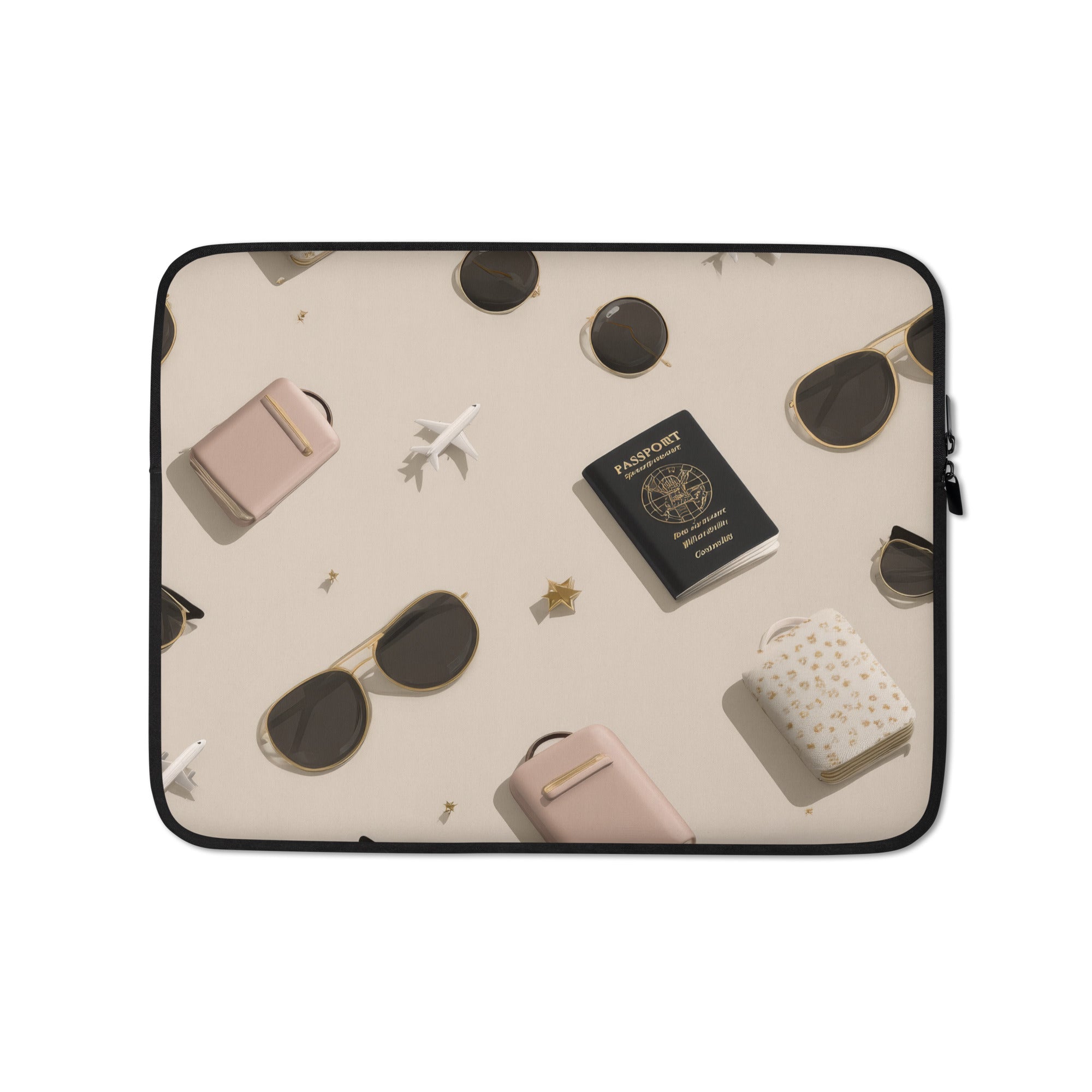 Tropical Passport Laptop Sleeve-0