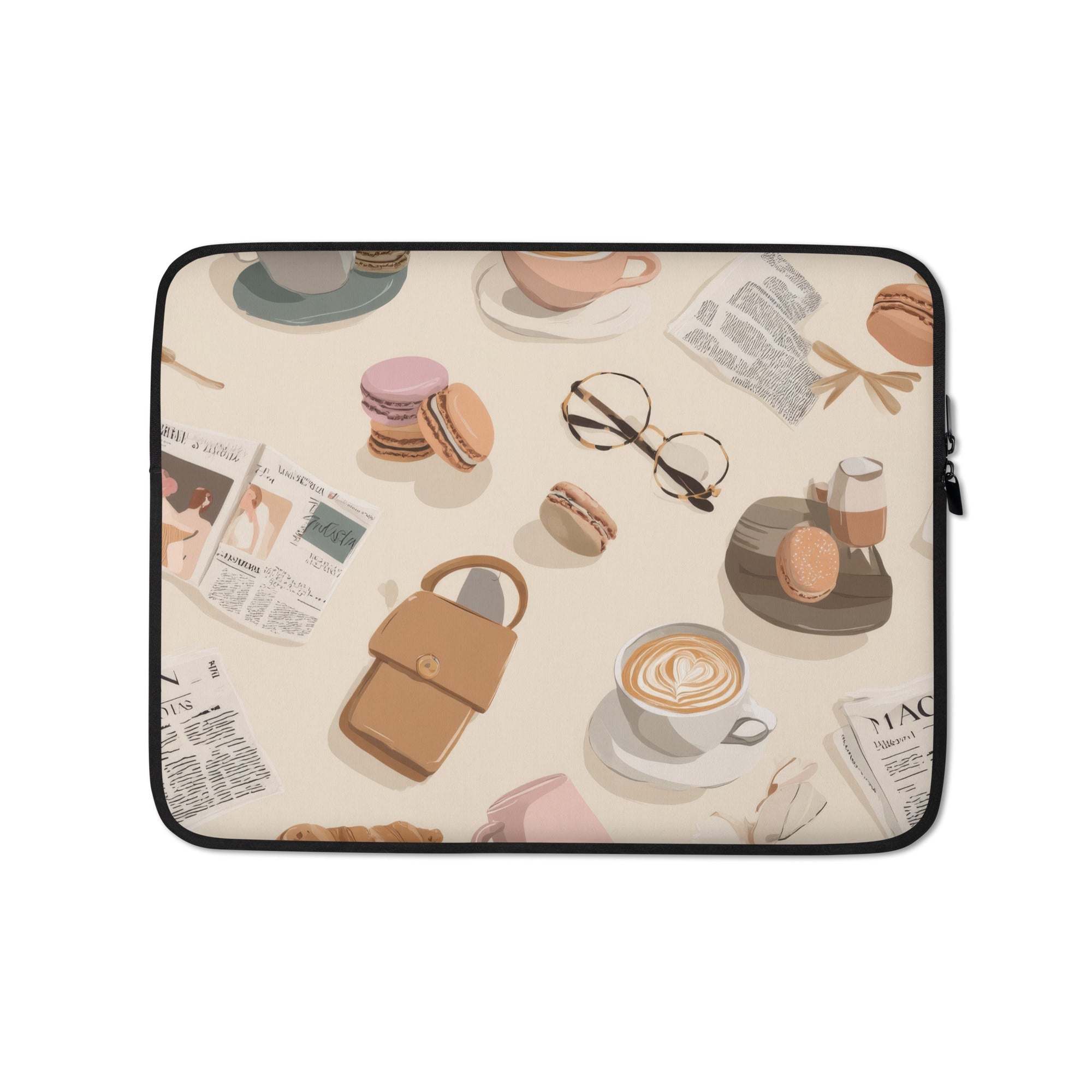 Parisian Glam Laptop Sleeve-0