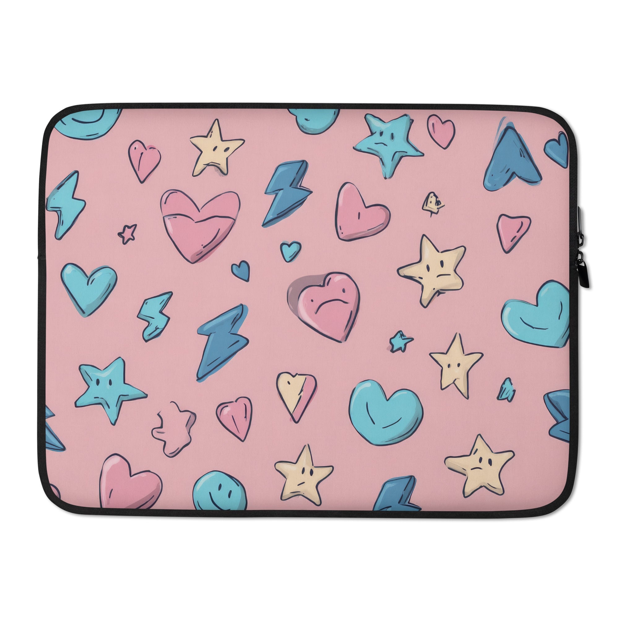 Pink Sparkle Laptop Sleeve-1