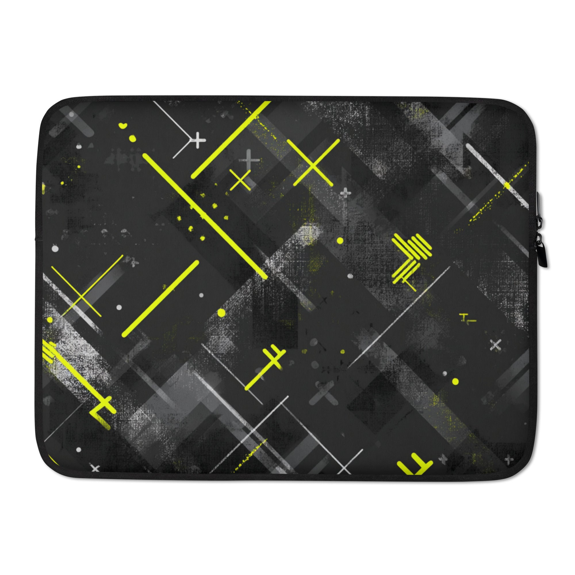 Urban Street Grid Laptop Sleeve-1