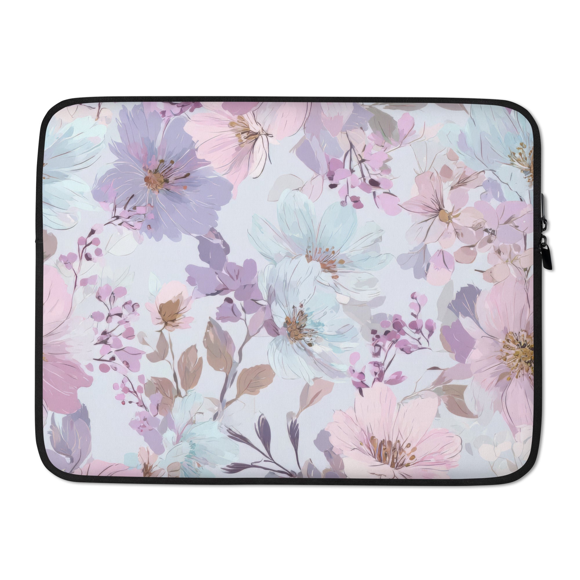 Pastel Petals Laptop Sleeve-1