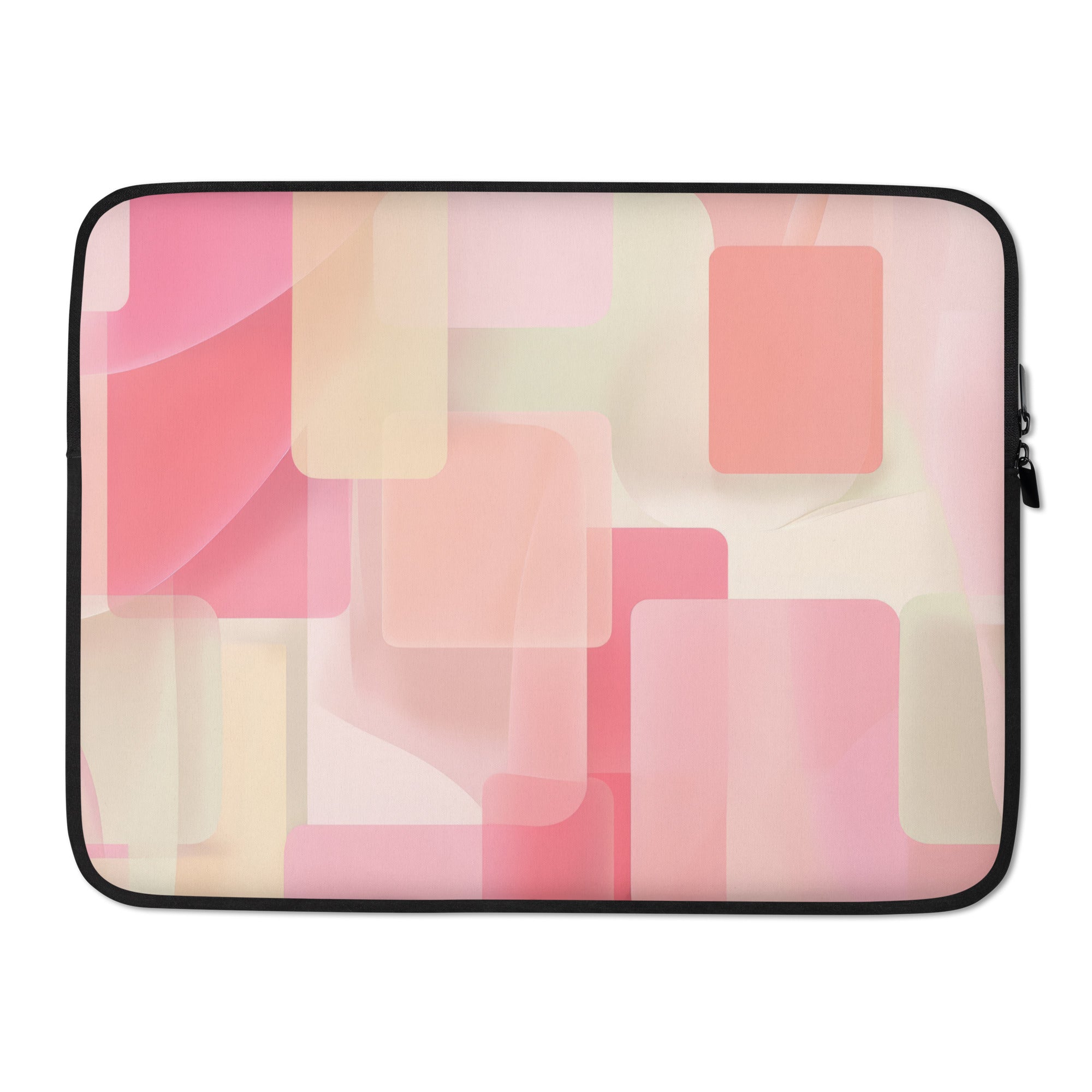 Soft Pink Aesthetic Laptop Sleeve-1