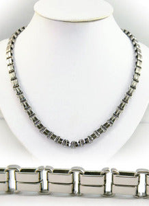24" Heavy Duty Polish Stainless Steel Mens Necklace Chain MN020-0