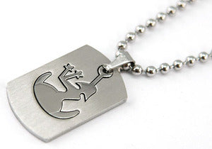 Virgo Zodiac Sign - Stainles Steel Mens Pendant Necklace MP129-0