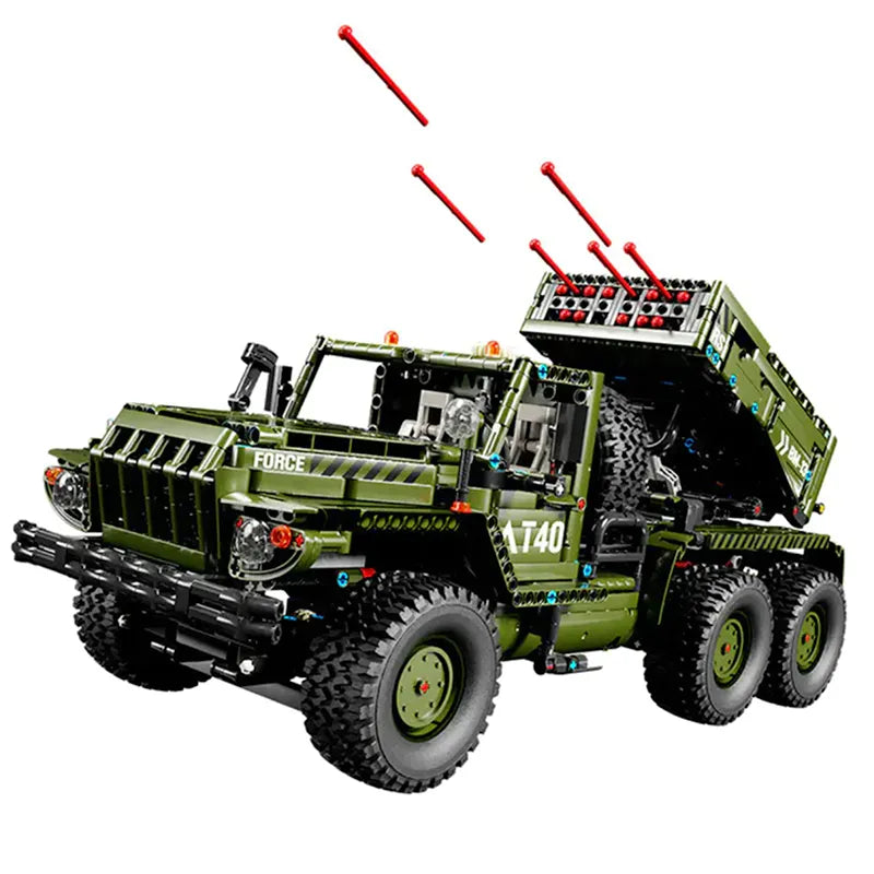 Remote Controlled Katyusha Rocket Launcher 2267pcs-0