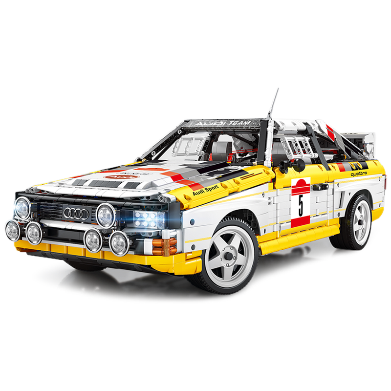 Audi Rally Quattro S1 Group B 1984 | 1:8 Scale 3886 pcs-0