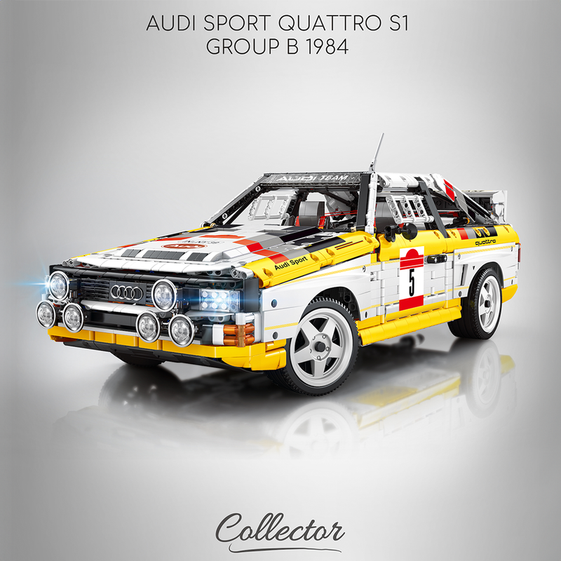 Audi Rally Quattro S1 Group B 1984 | 1:8 Scale 3886 pcs-1