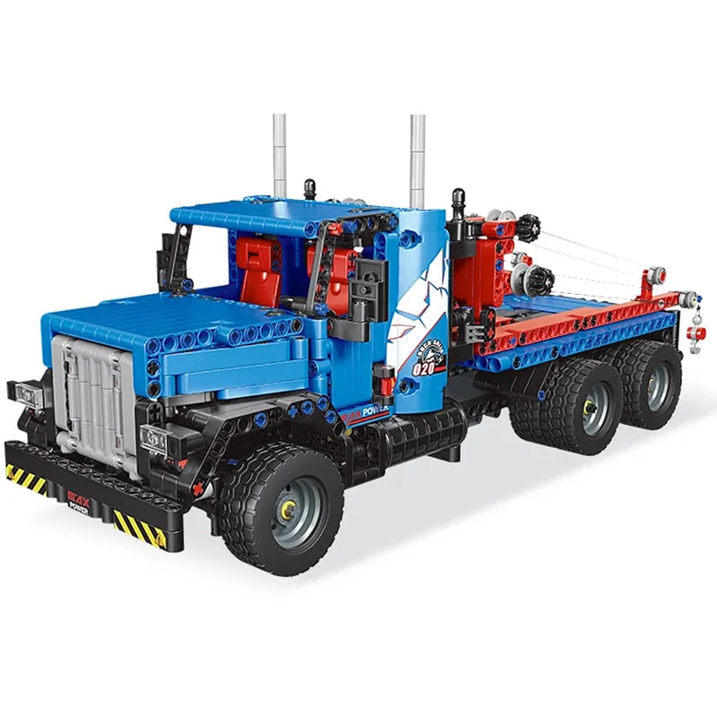 Remote Controlled Flatbed Tow Truck 1063pcs-0
