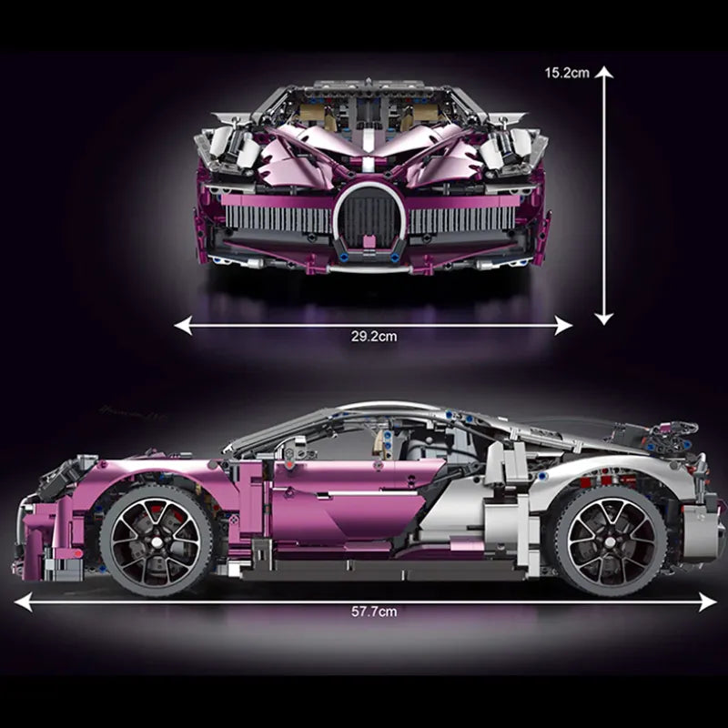 Pink Devil Hypercar 3728pcs-4
