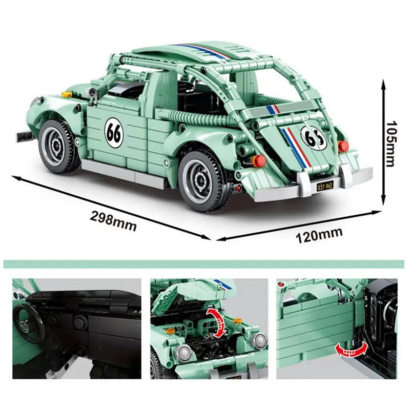 Remote Controlled German Bug 854pcs-2