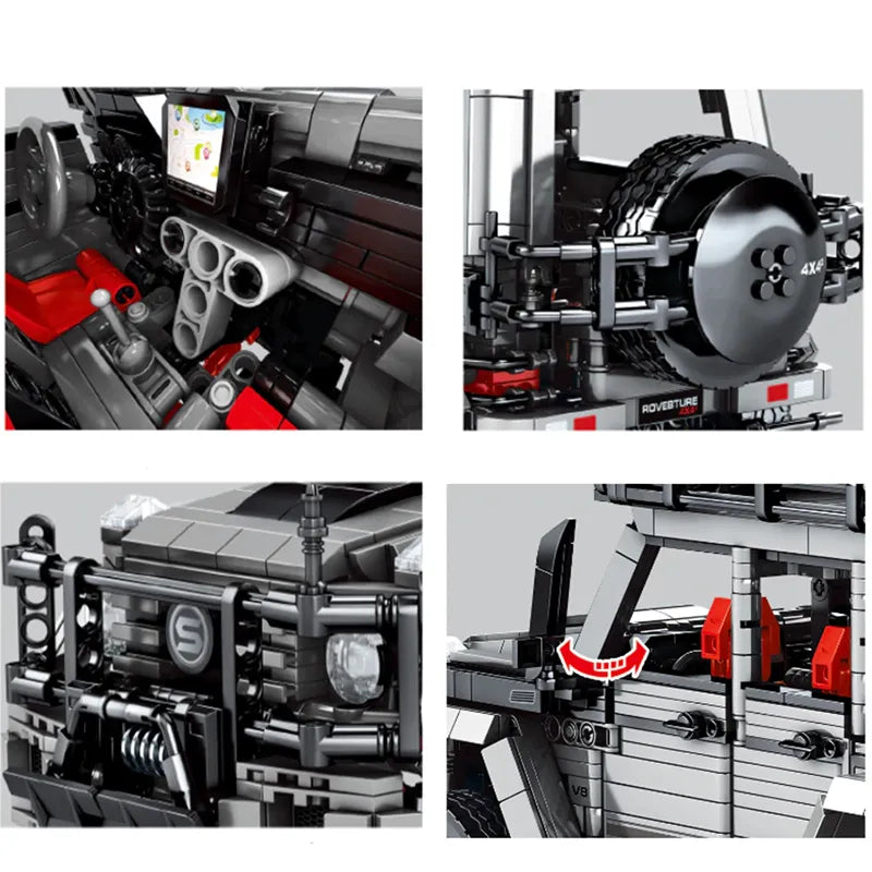 Remote Controlled 4x4 1852pcs-2