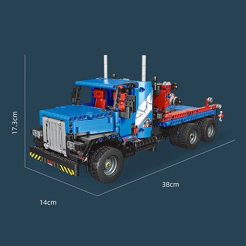 Remote Controlled Flatbed Tow Truck 1063pcs-3
