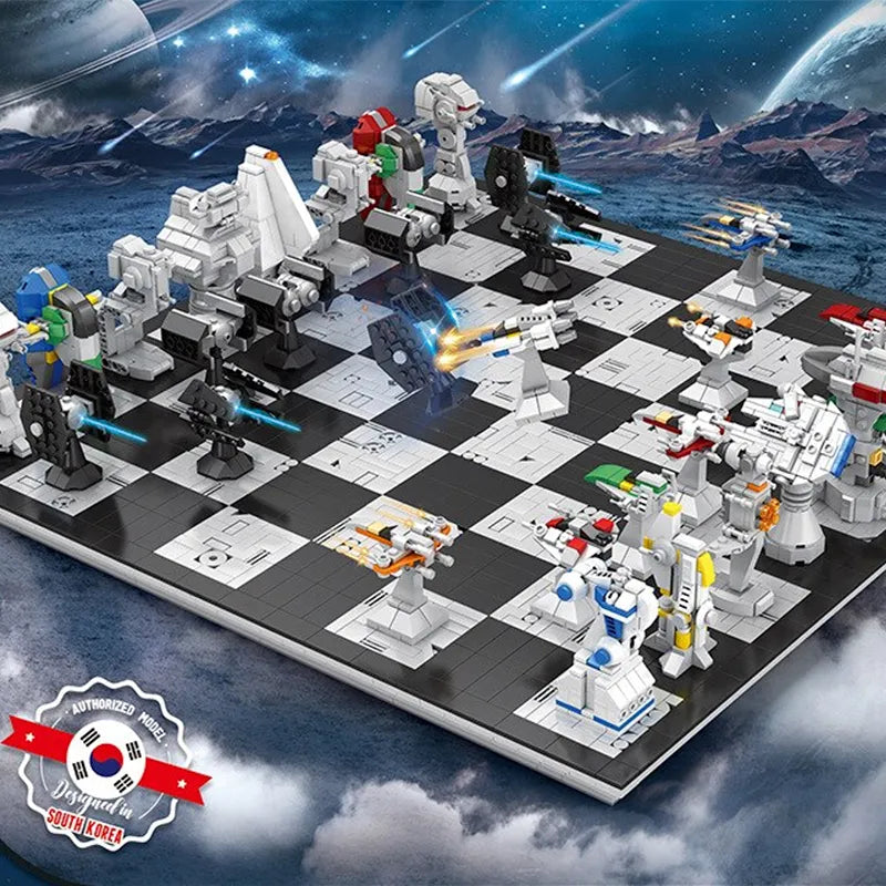 Collector's Edition Galactic Chess Set 3800pcs-1