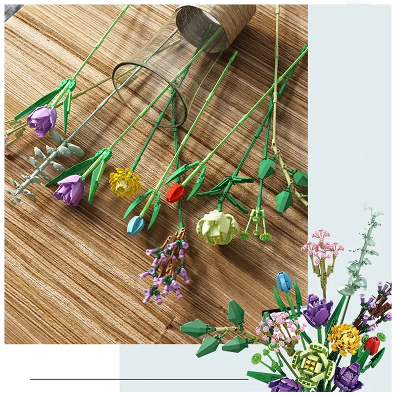 Flower Bouquet 999pcs-3