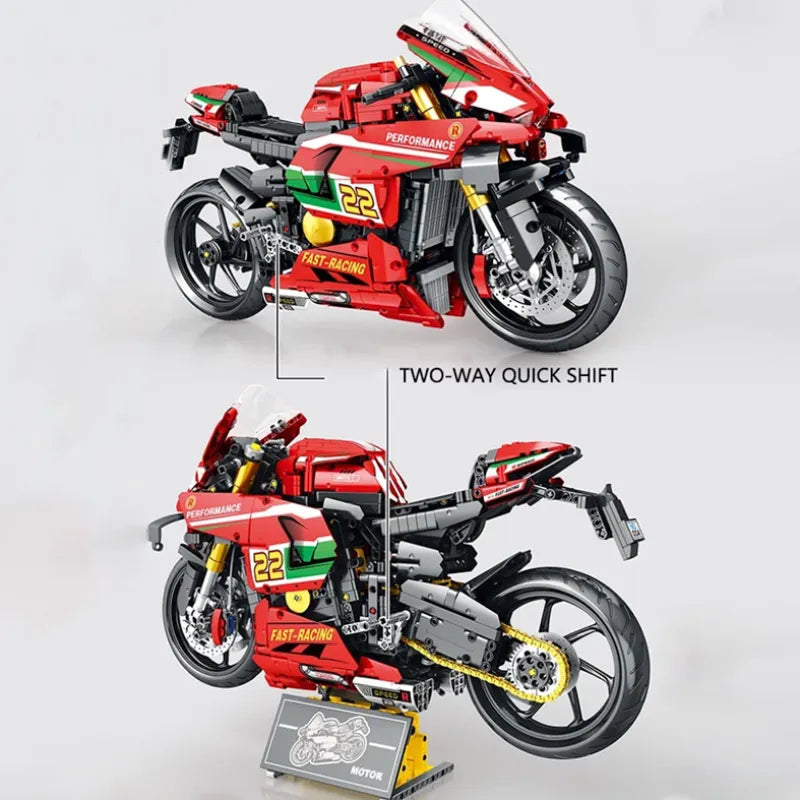 Red Devil Race Bike 1965pcs-4