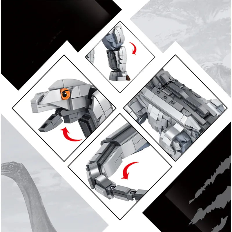 Prehistoric Brontosaurus 1715pcs-2