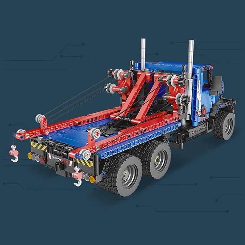 Remote Controlled Flatbed Tow Truck 1063pcs-1