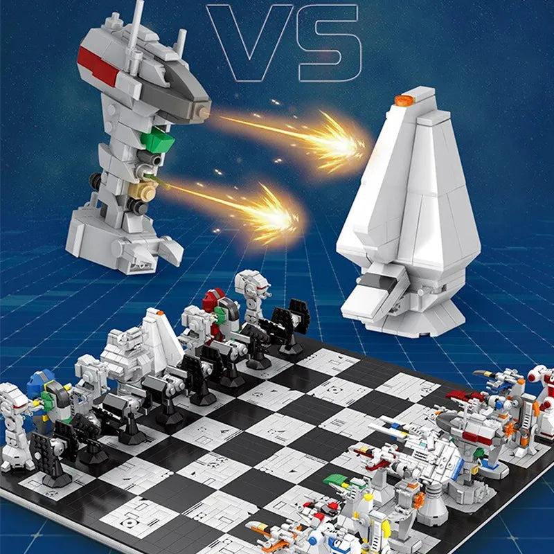 Collector's Edition Galactic Chess Set 3800pcs-3