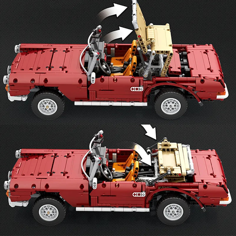 Remote Controlled Classic German Convertible 1577pcs-2