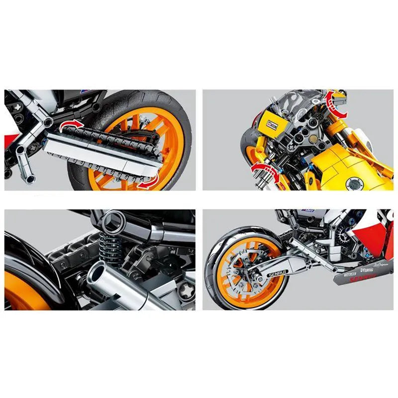 Orange Demon Race Bike 700pcs-1