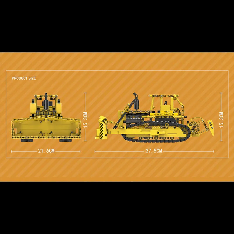 Remote Controlled Bulldozer 1002pcs-4