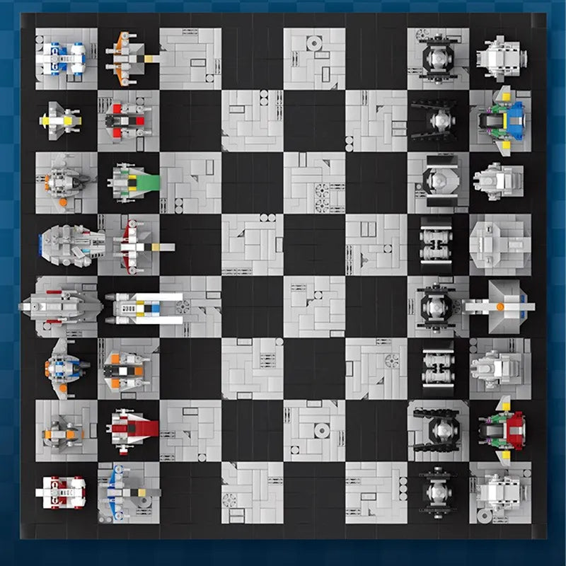 Collector's Edition Galactic Chess Set 3800pcs-2