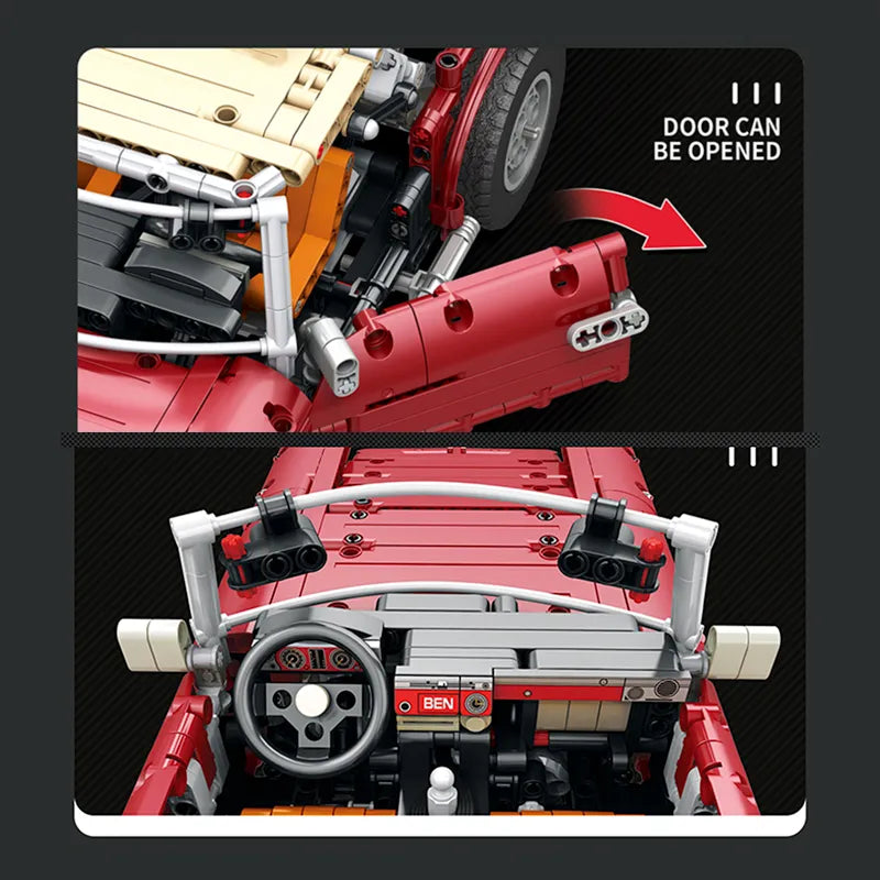 Remote Controlled Classic German Convertible 1577pcs-4