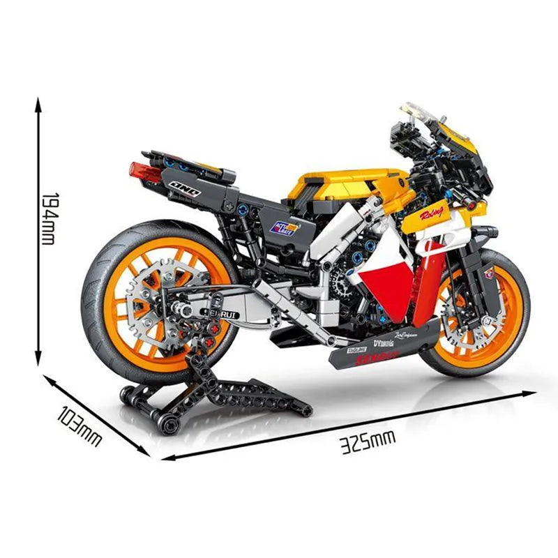 Orange Demon Race Bike 700pcs-2